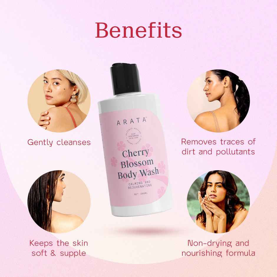 Arata Cherry Blossom Body Wash Combo