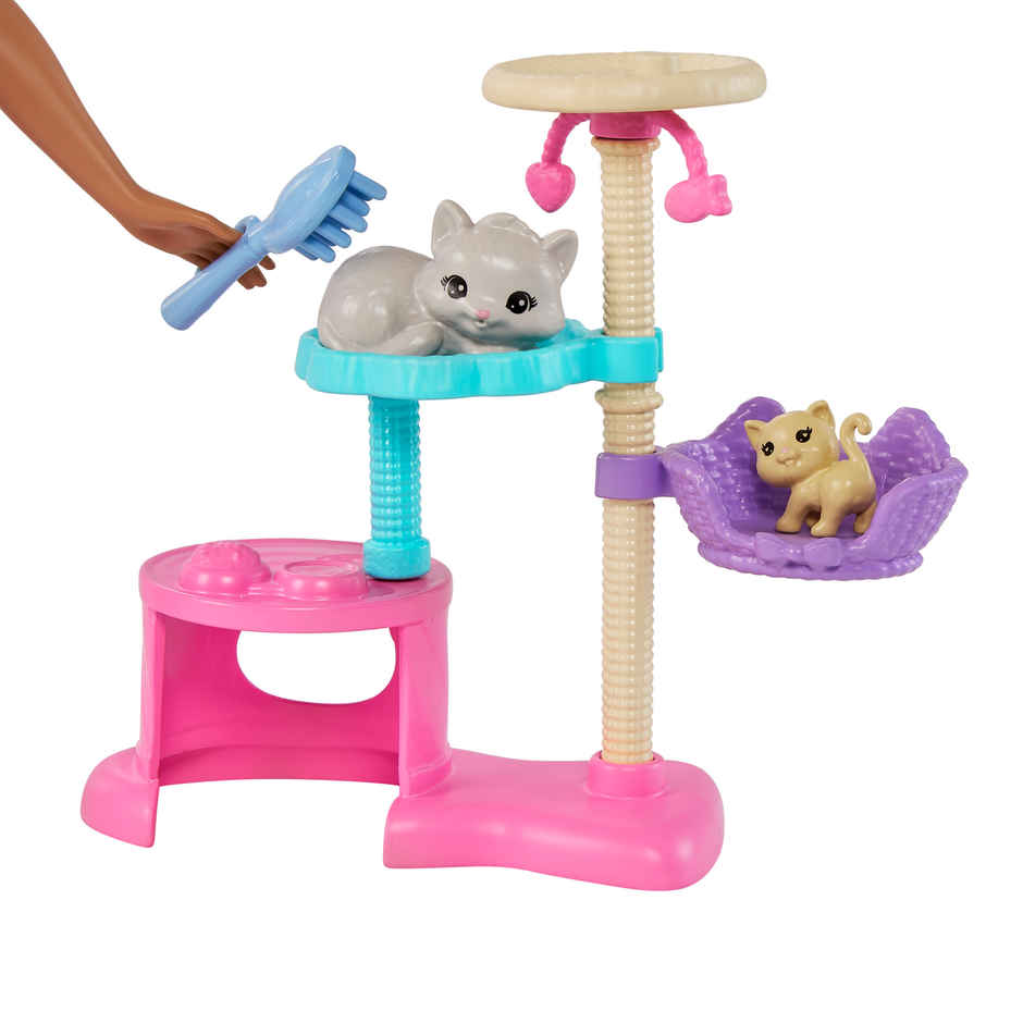 Barbie Kitty Condo Doll & Pets Playset