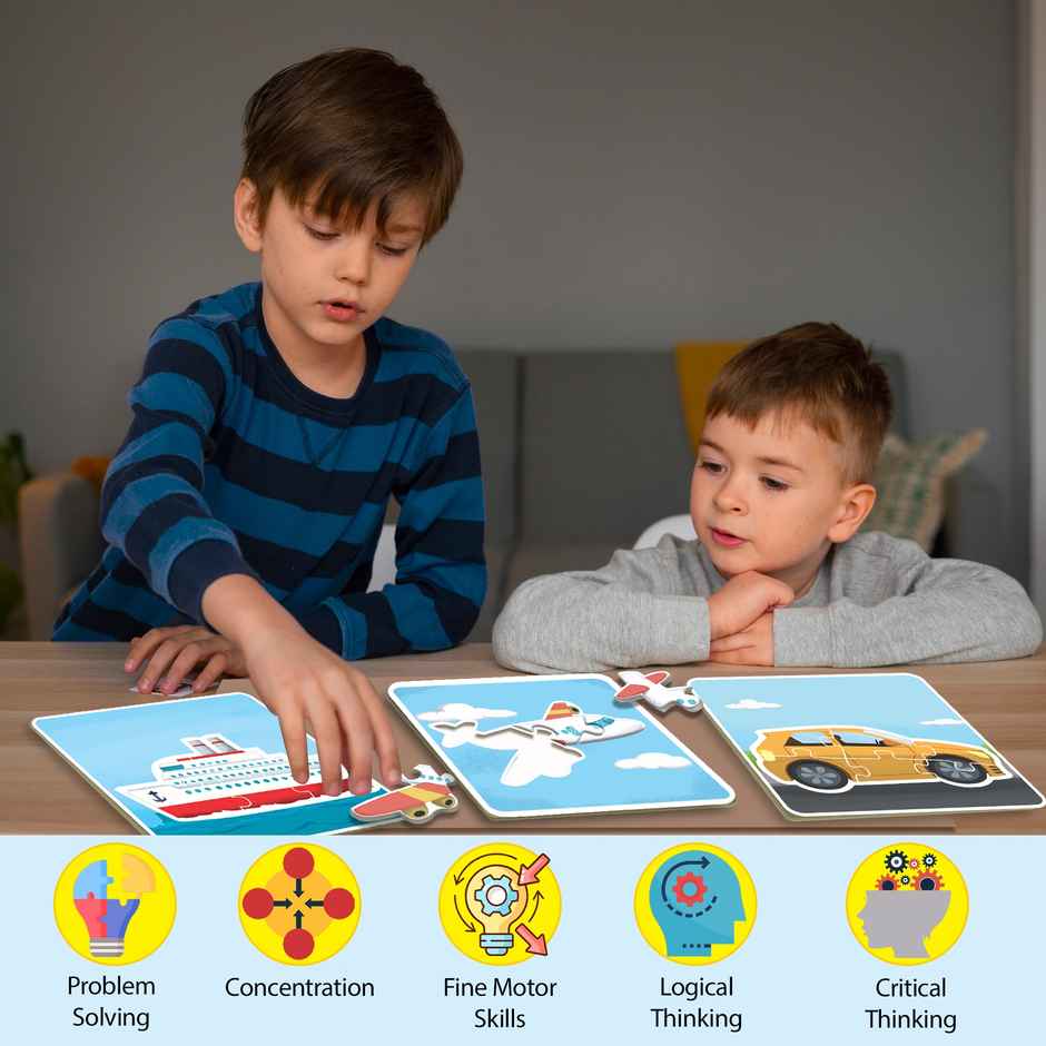 Little Berry Baby's First Puzzle Game: Modes Of Transport | Fun and Educational Jigsaw Puzzle |Lb49