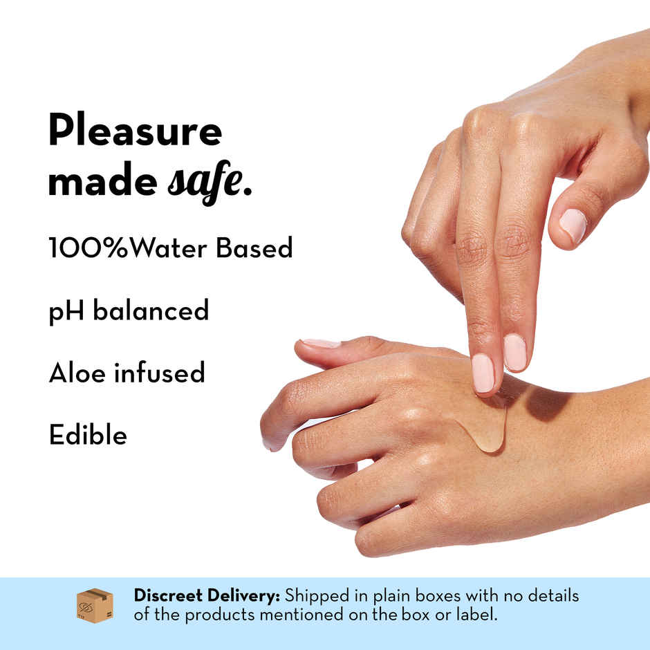 Plush Natural Intimate Lubricant For Men & Women Water Based & 100% Clean Ingredients