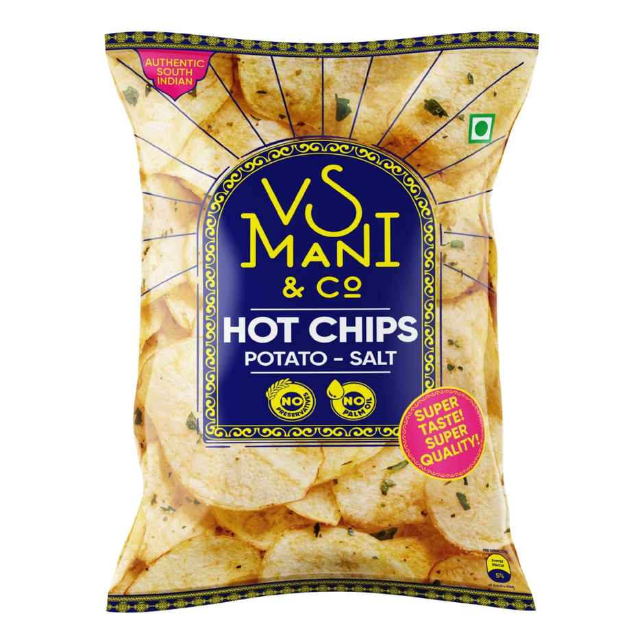 VS Mani Potato Hot Chips Salt, No Palm Oil