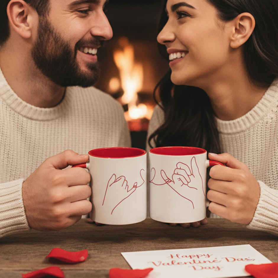 Couples Gift Hamper with Mugs, Keychain & Love Cards | Special You