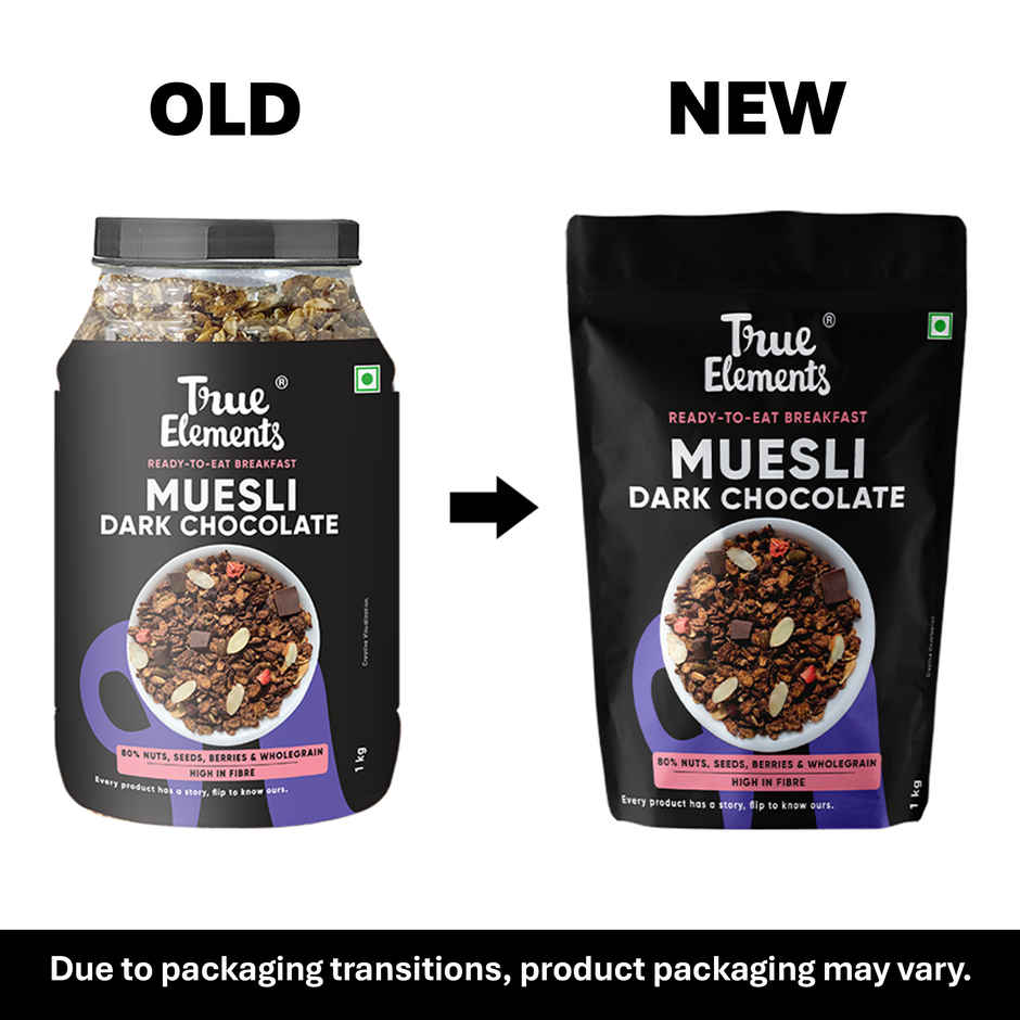 True Elements Muesli Dark Chocolate