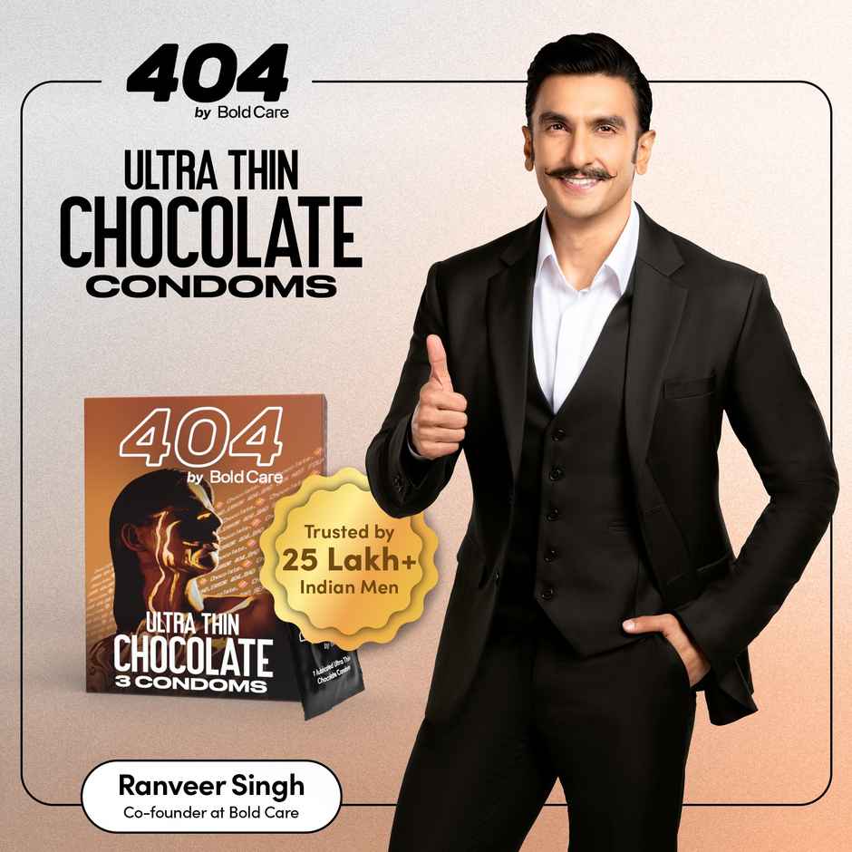Bold Care Super Ultra Thin Chocolate Flavour Condoms | Only 60 Microns Thin | Electronically Tested