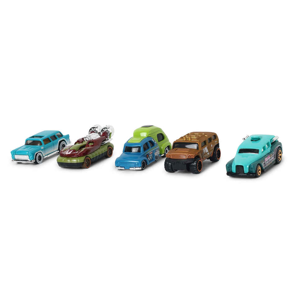 Hot Wheels 5-Car Pack of 1:64 Scale Vehicles HW-GETAWAYS