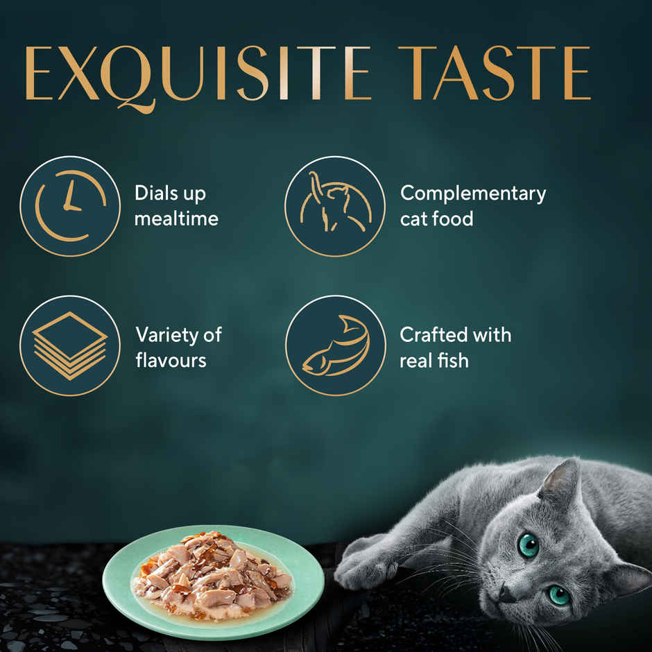 Sheba Rich Adult Fish with Dry Bonito Flavour Wet Cat Food