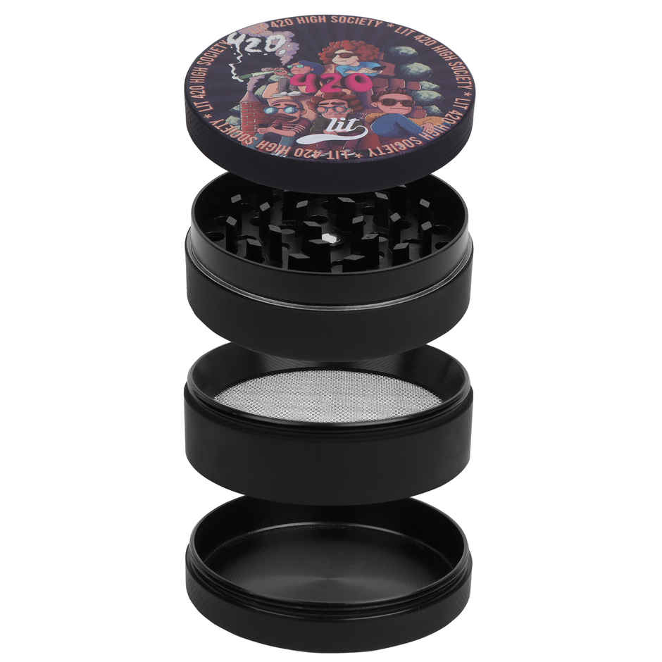 LIT Metal Grinder 4 Part | Matte Finish Crusher