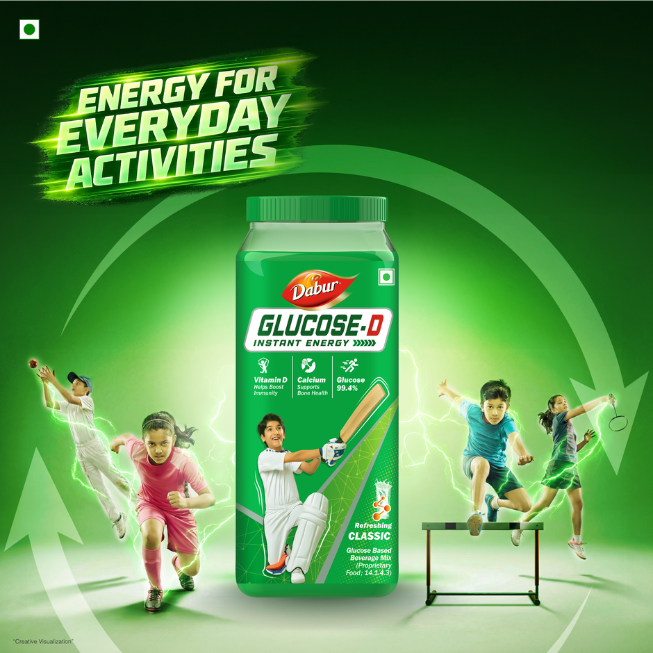 Dabur Glucose-D Instant Energy Powder