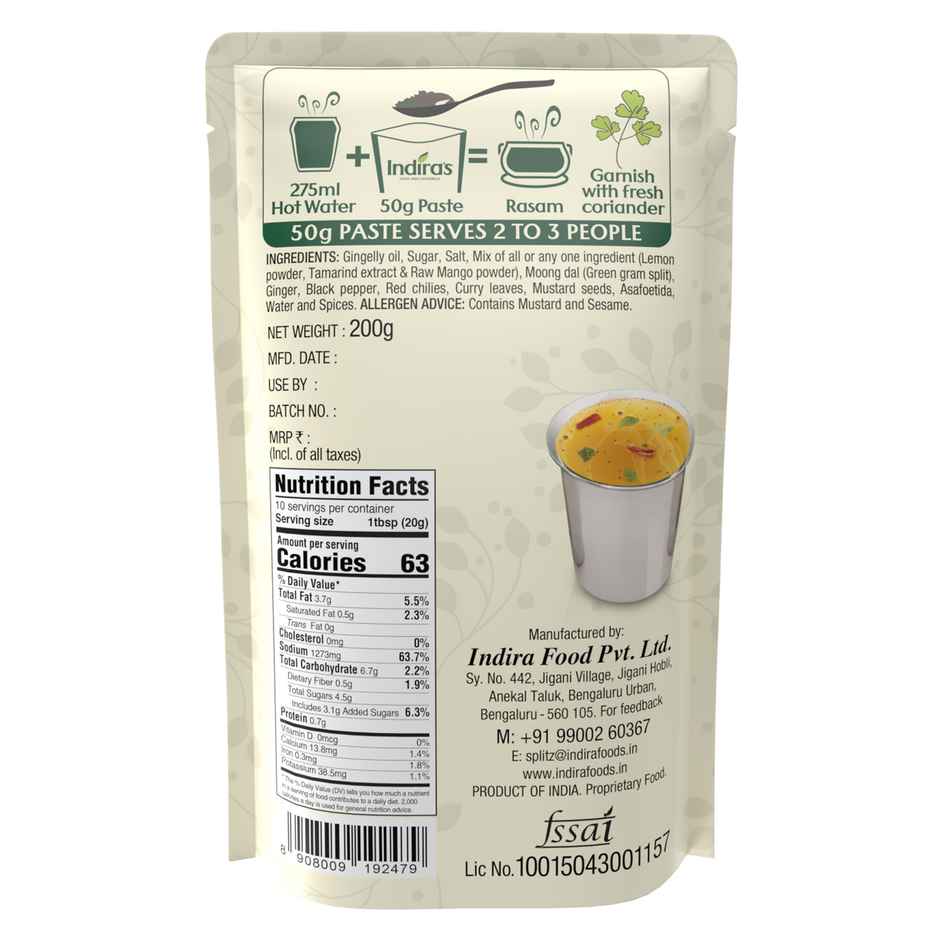 Indira'S Udupi Rasam Paste