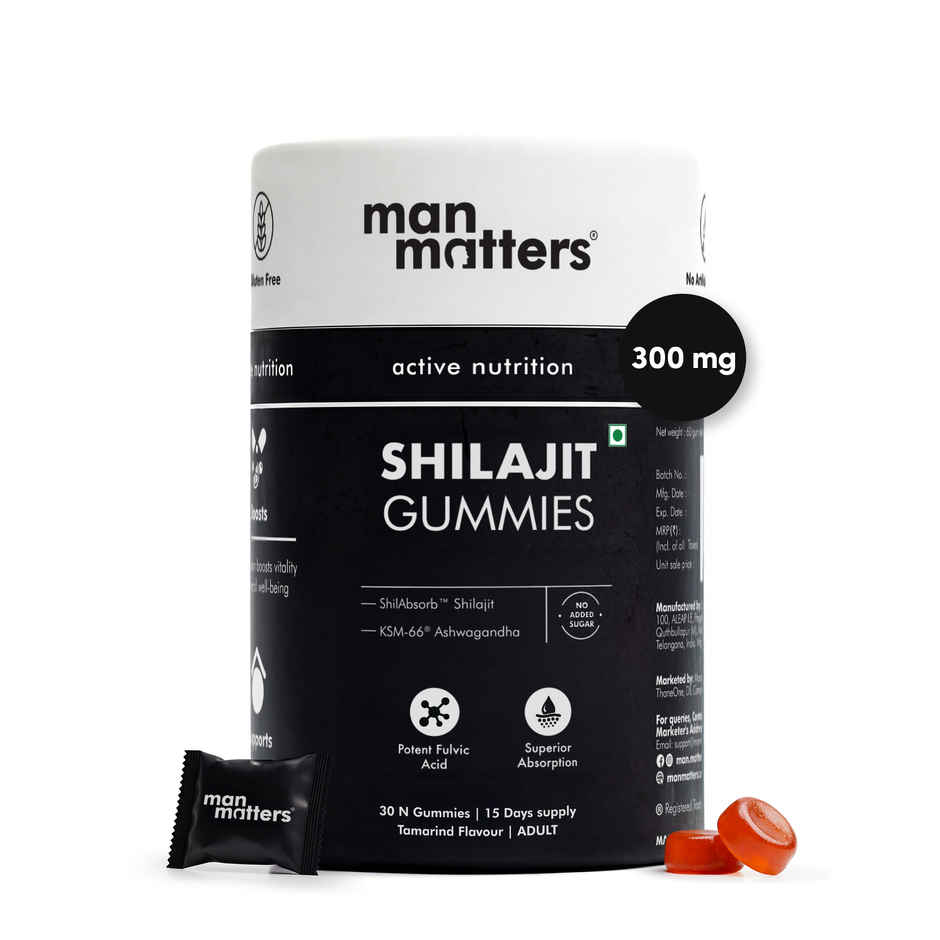 Man Matters Shilajit Gummies | 30 Gummies