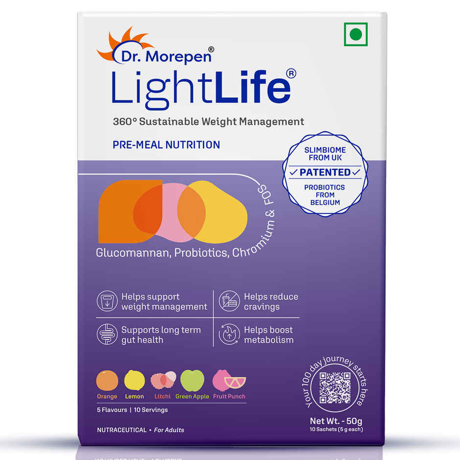 Dr. Morepen LightLife Pre-Meal Nutrition Helps in Weight Management