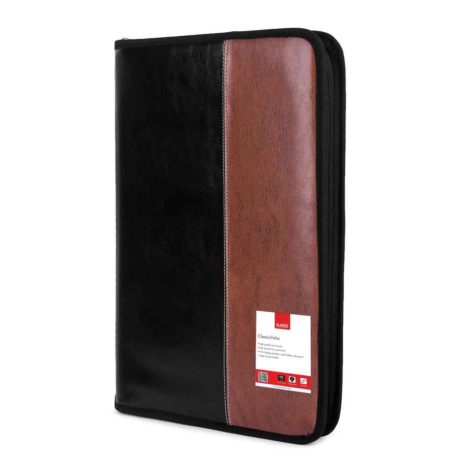 Saya B4 Portfolio Folder | 20-Pocket Document Organizer for Office, School & Business