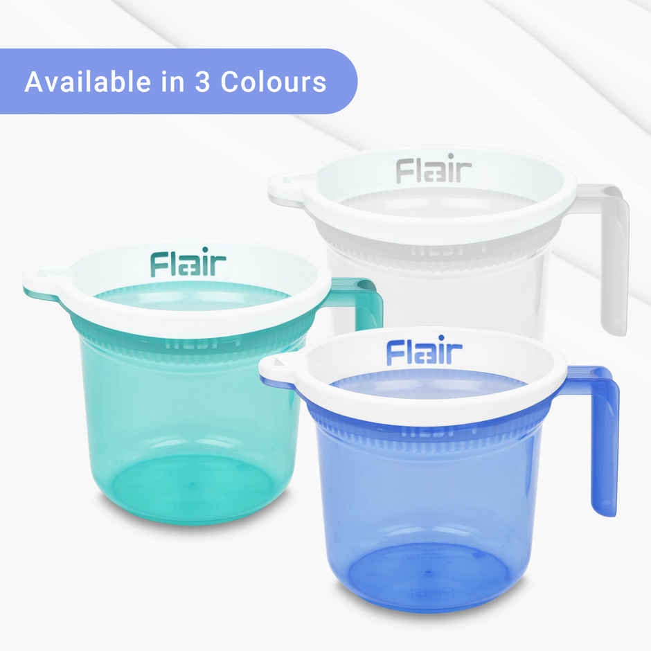 Flair Estella Crystal | Bath Mug | 1.5 Litre | Blue