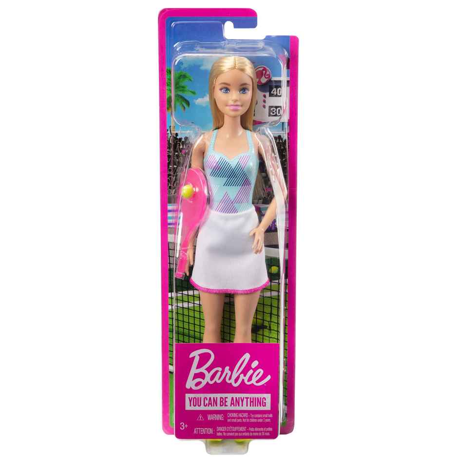 Barbie Tennis Player Doll with Racker & Ball