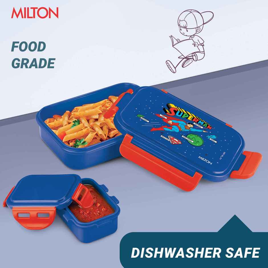 Milton Candy Kids Tiffin Lunch Box | 520 ml | Blue | DC
