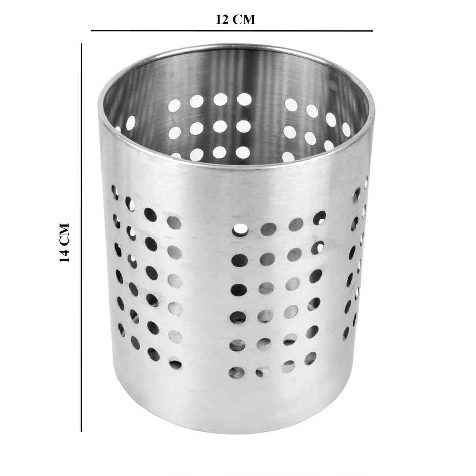 Stainless Steel Cutlery Holder For Kitchen | Spoon Stand For Dining Table