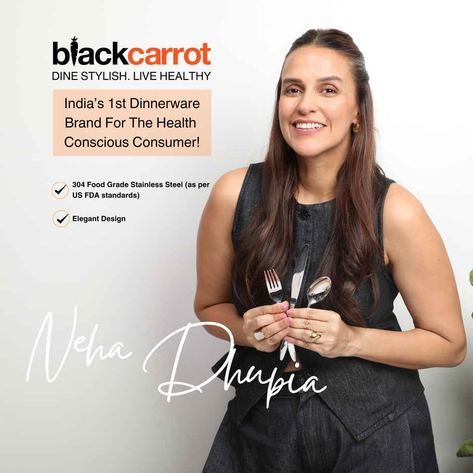 Blackcarrot Cutlery | Set of 3 | Silver | 304 Food Grade Stainless Steel