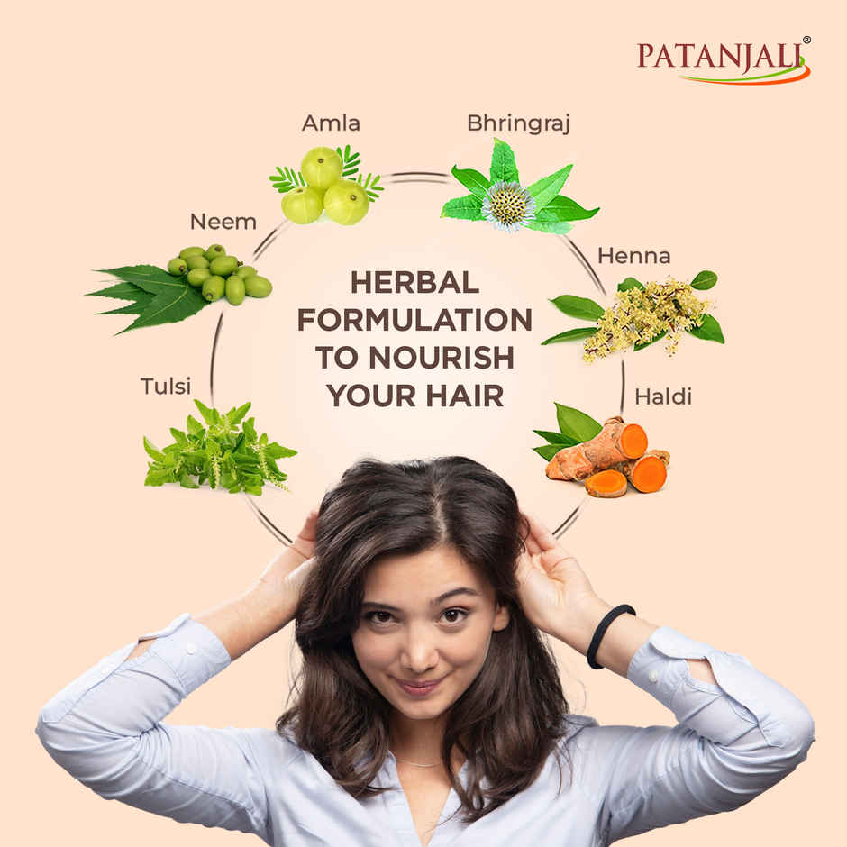 Patanjali Kesh Kanti Natural Hair Cleanser Shampoo Scalp Cleansers for Soft and Thick Hair Combo