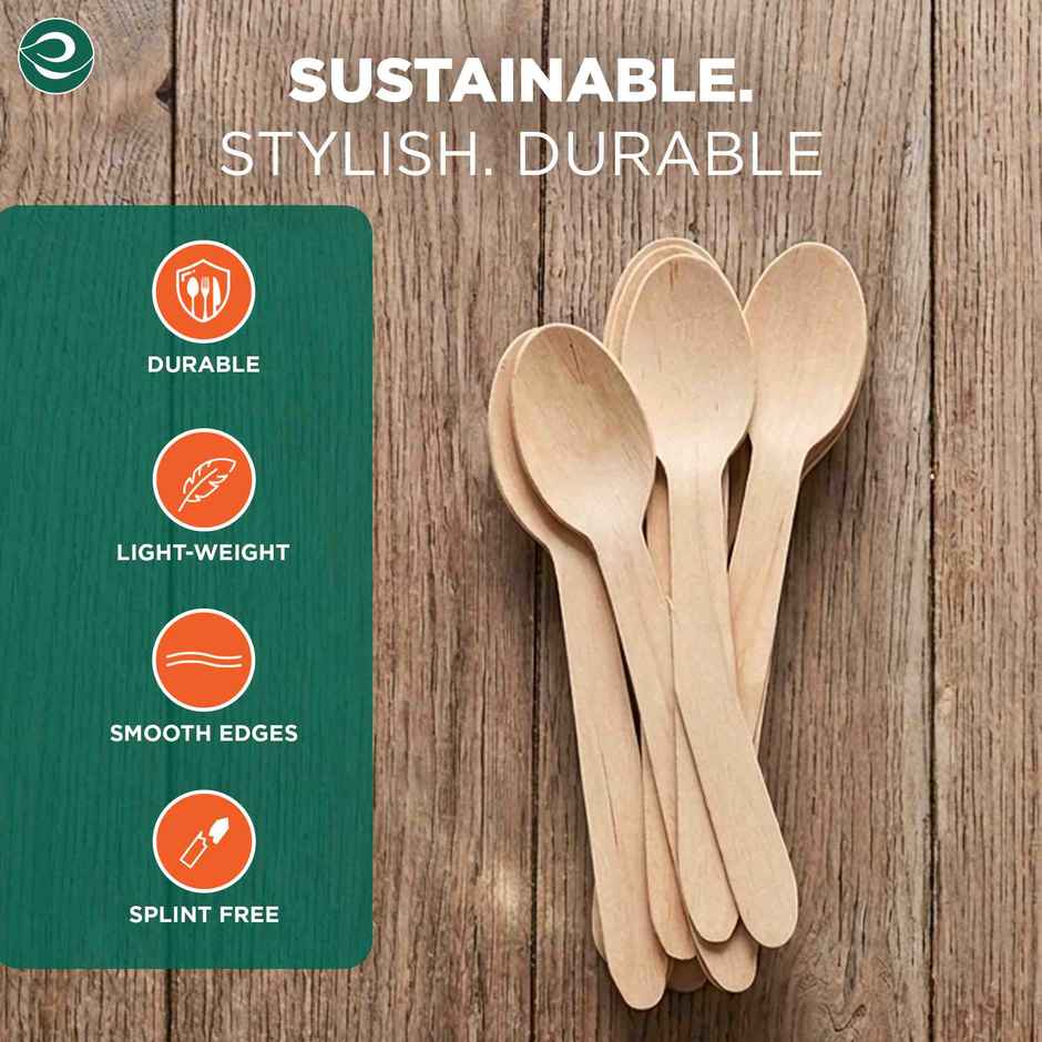 Eco Soul 160 mm | 50 Count | Disposable Spoon