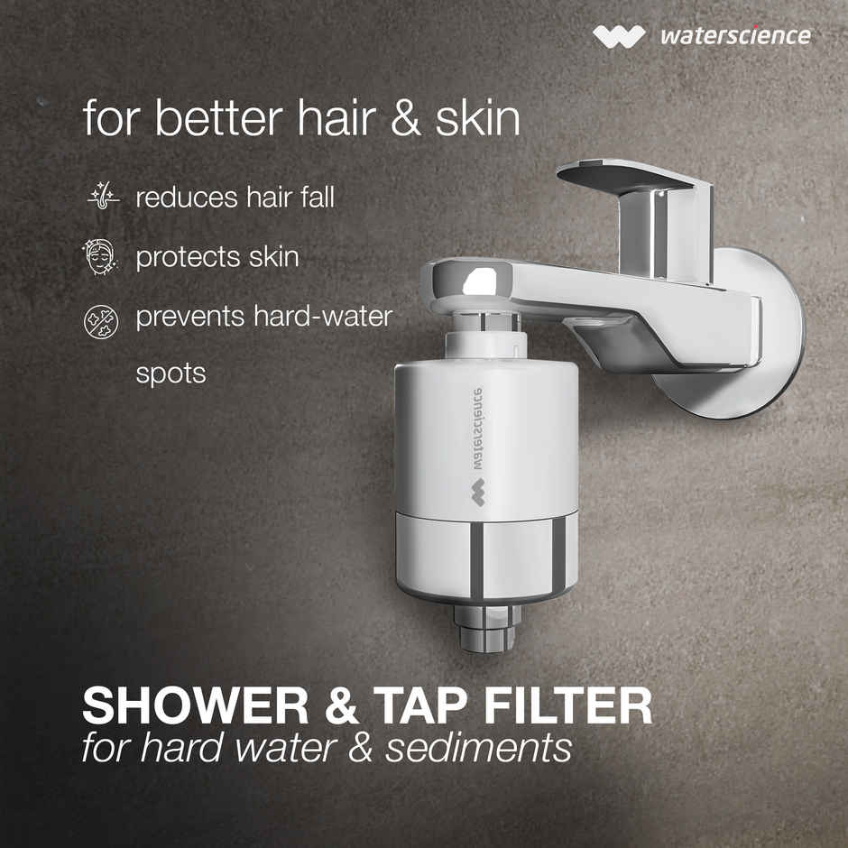 Waterscience Cleo Shower and Tap Filter for Hard Water - Model CLEO-SFU-423