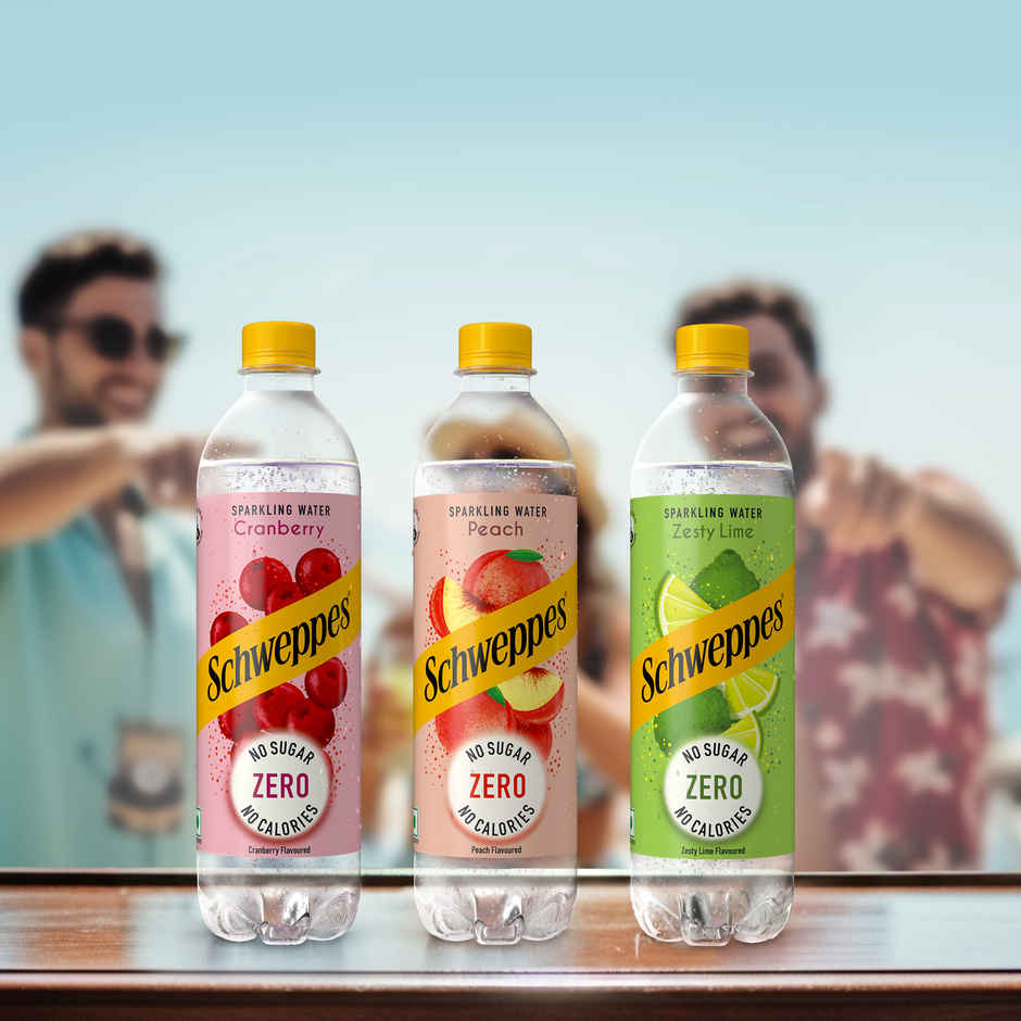 Schweppes Sparkling Water Zesty Lime | Zero Calories Flavoured Sparkling Water | The Coca-Cola Company