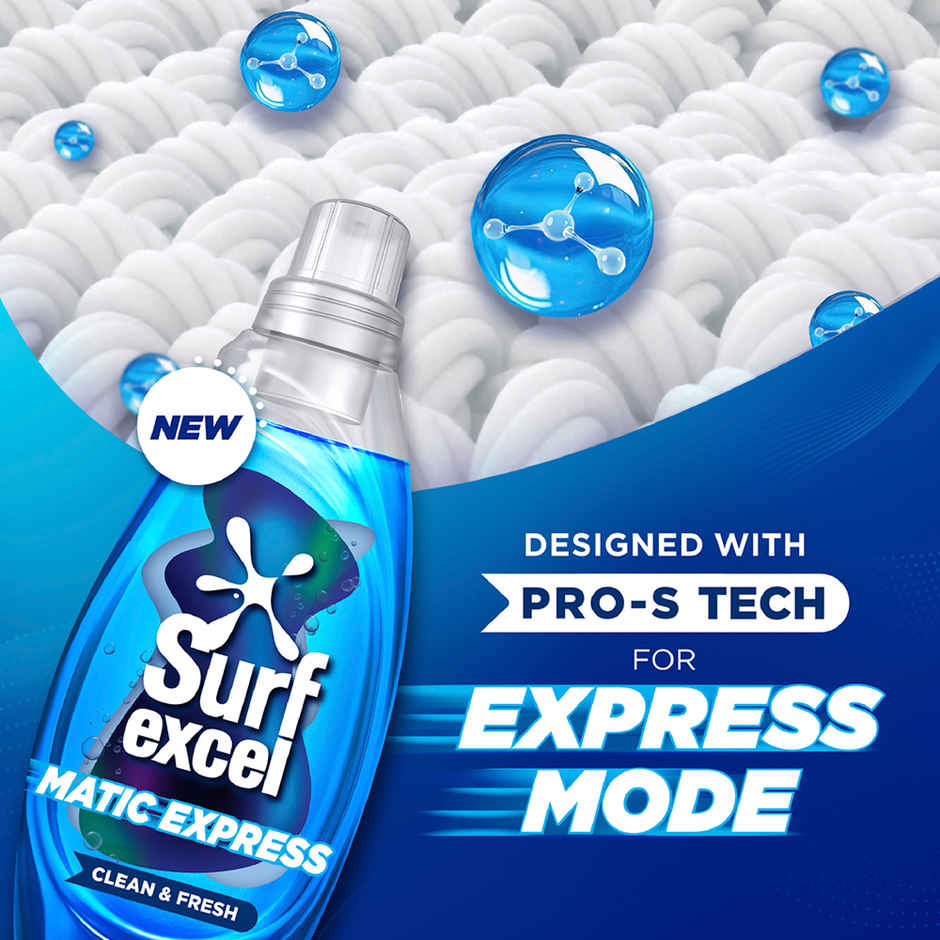 Surf Excel Matic Express Clean & Fresh (2L) & Comfort Perfume Deluxe Mystique (1.8L) Combo
