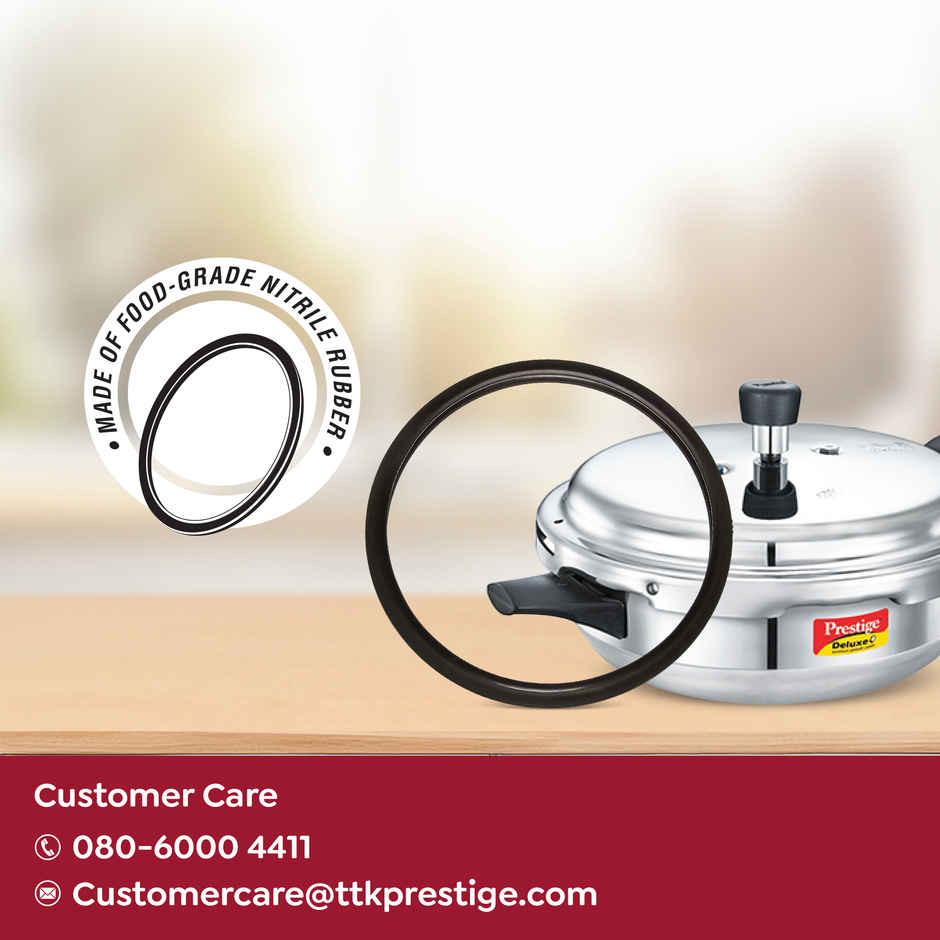 Prestige Aluminium Junior Pressure Cooker Gasket | Suitable for 5 ltr, 6 ltr, 7 ltr