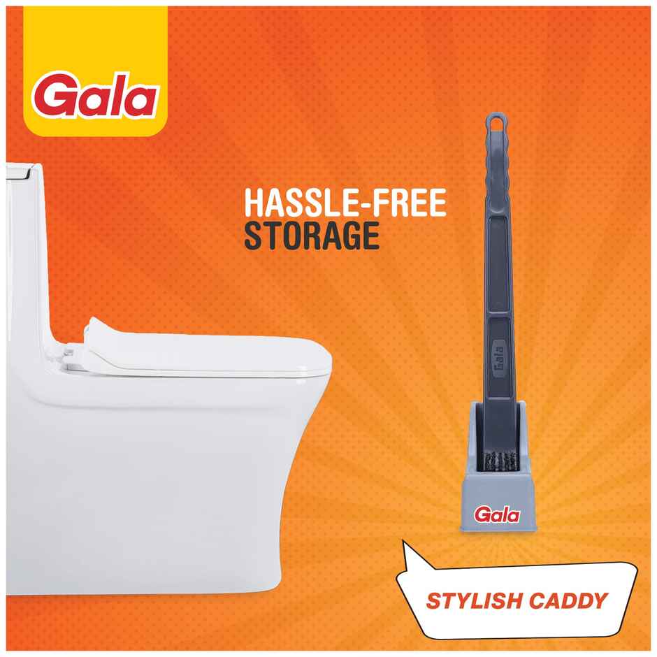 Gala Double Hockey Toilet Brush with Container