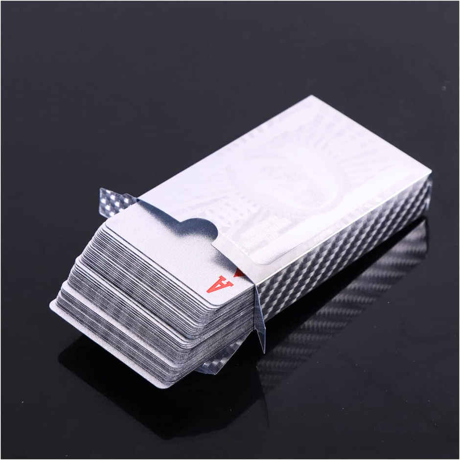 Se7en Silver Plated Poker Playing Cards