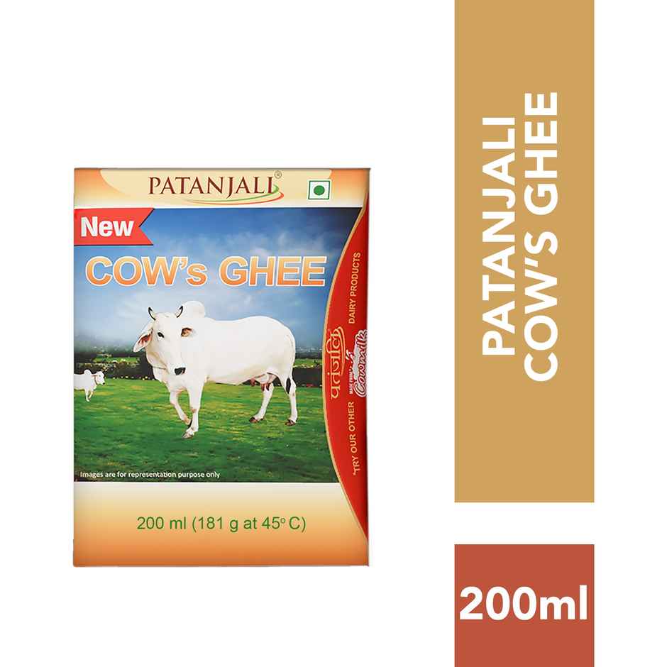 Patanjali Cow Ghee PET Jar - Pure Danedar, Rich Aroma, Cow Ghee