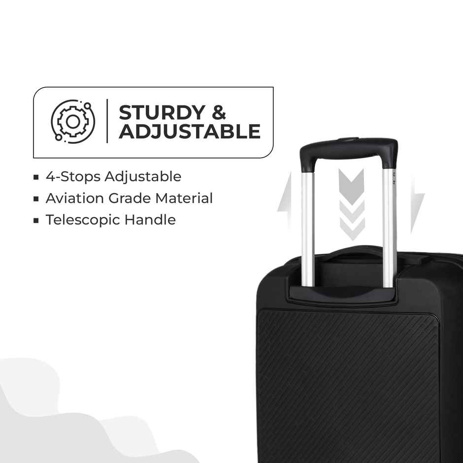 Acepack Comet Trolley Bag | 20 S | Black