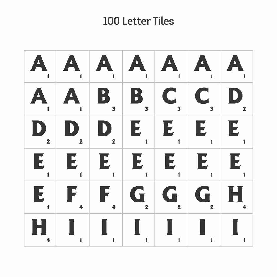 Sterling Board Game Word Building
