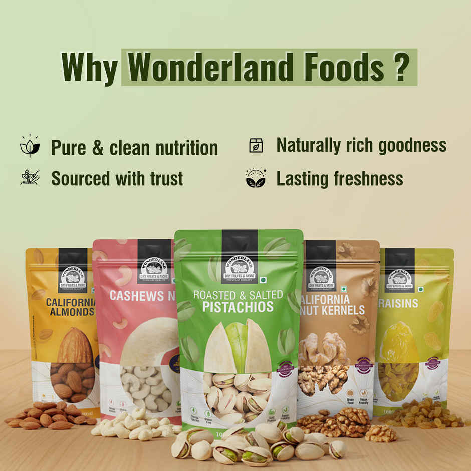 Wonderland Foods Roasted & Salted Pistachios