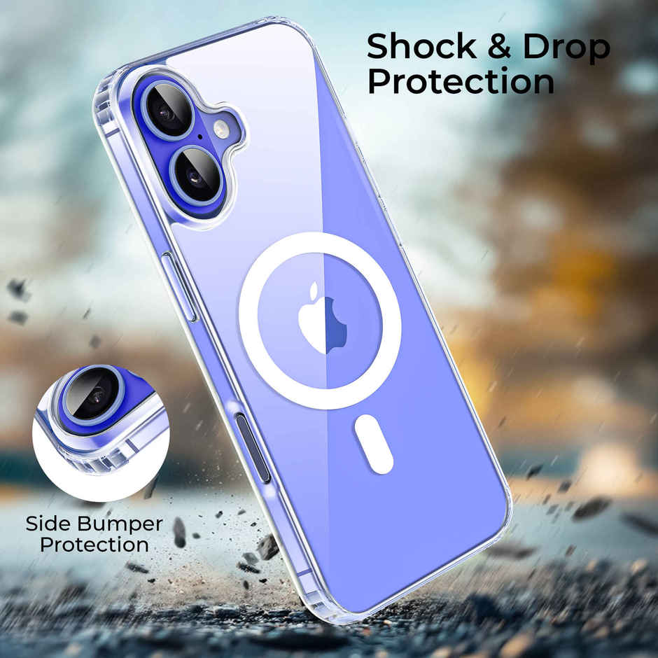 Artistque Case for Iphone 16 Back Cover - Transparent Clear Magsafe