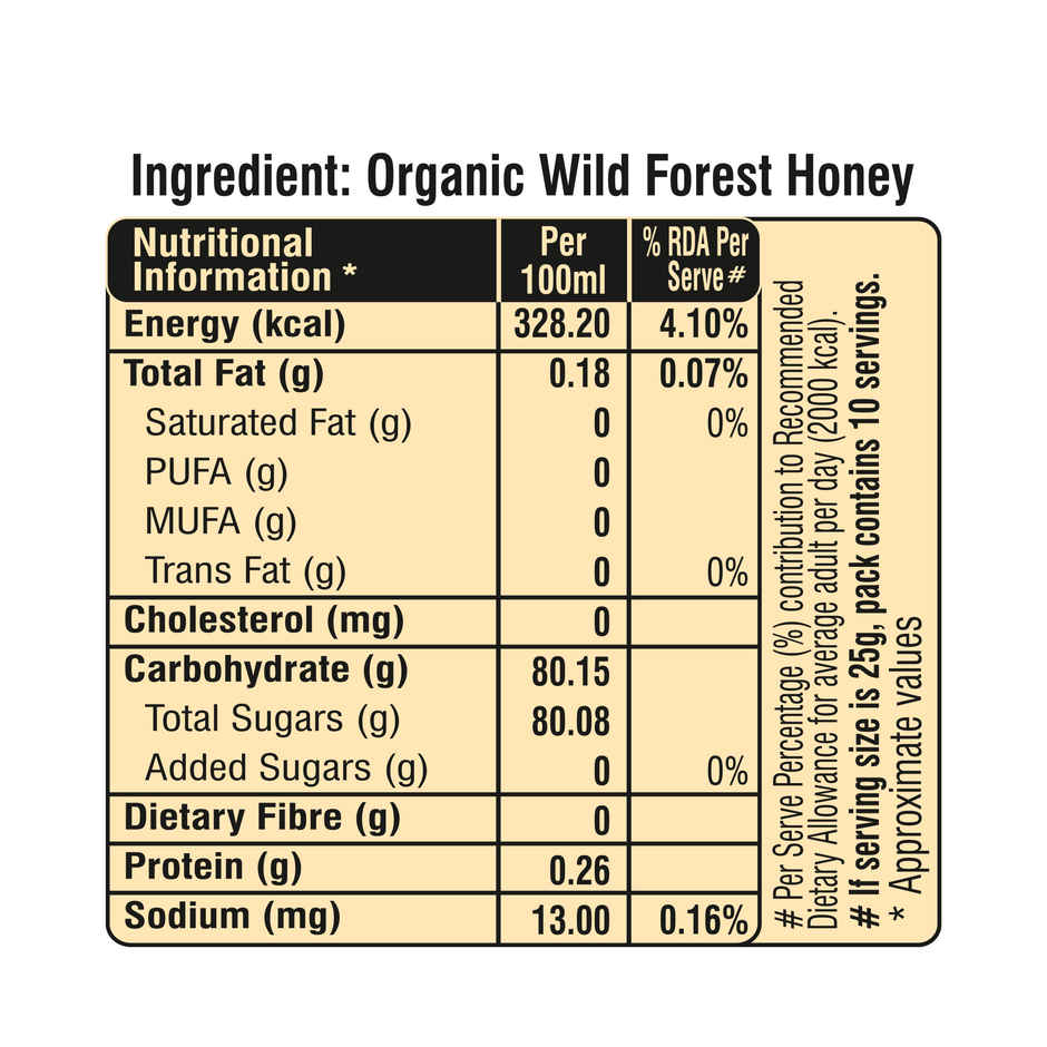 House Of Veda Organic Honey (Wild Forest)