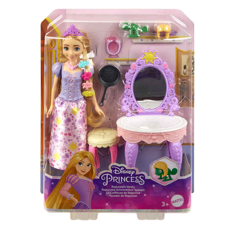Disney Princess Rapunzel Vanity | Playset with Accessories