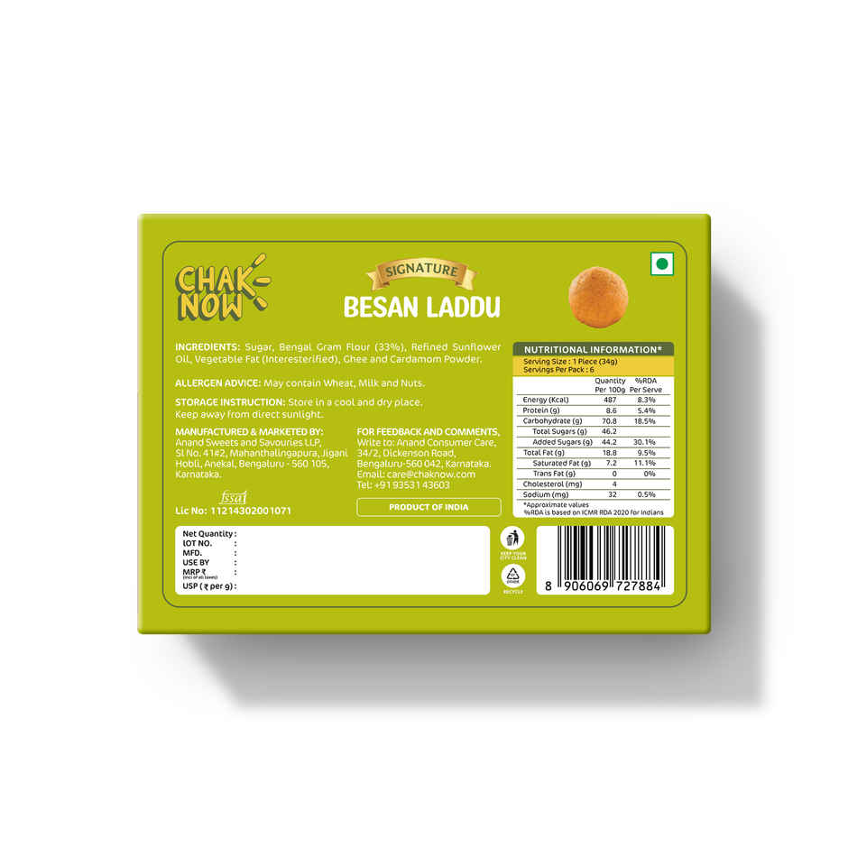 Chaknow Besan Laddu