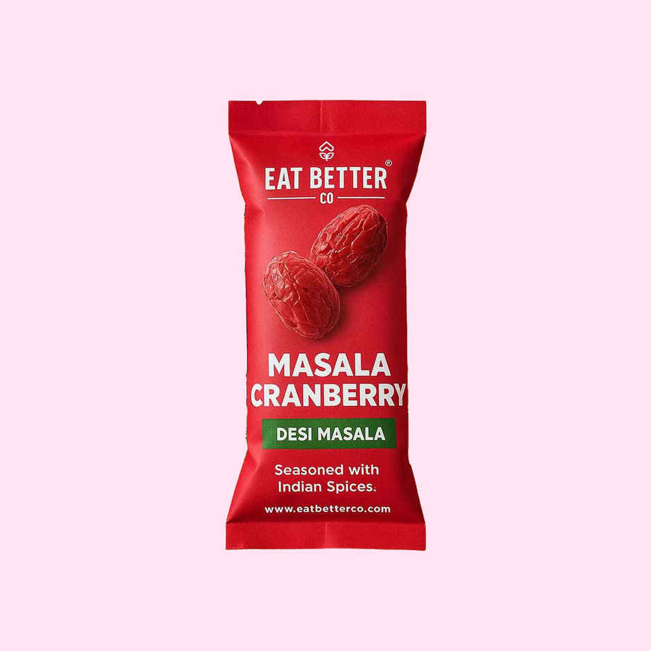 Eat Better Co Masala Cranberry No Added Sugar Healthy Snacks