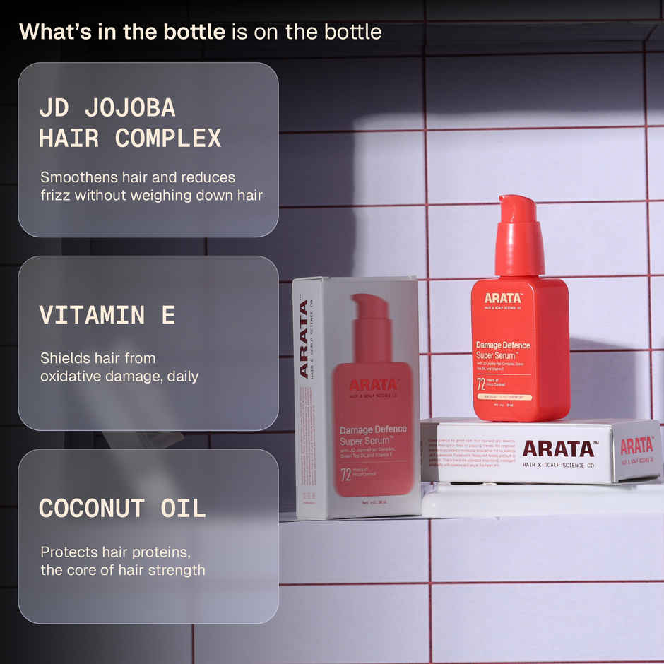 Arata Damage Defence Super Serum for Frizz Control
