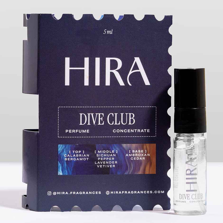 Hira Dive Club Eau De Perfume - Mini | For Man | Woody, Musky & Spicy Notes