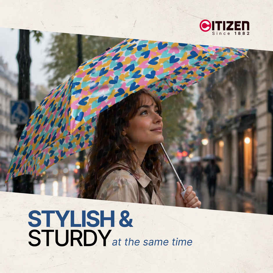 Citizen Print Umbrella | 21 Inch | 2 Fold