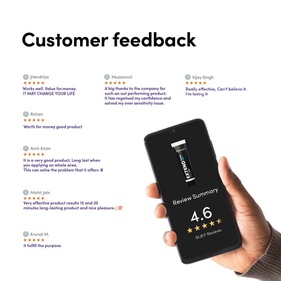 Bold Care Extend Gel - Prilocaine & Lidocaine Gel For Longer Sex