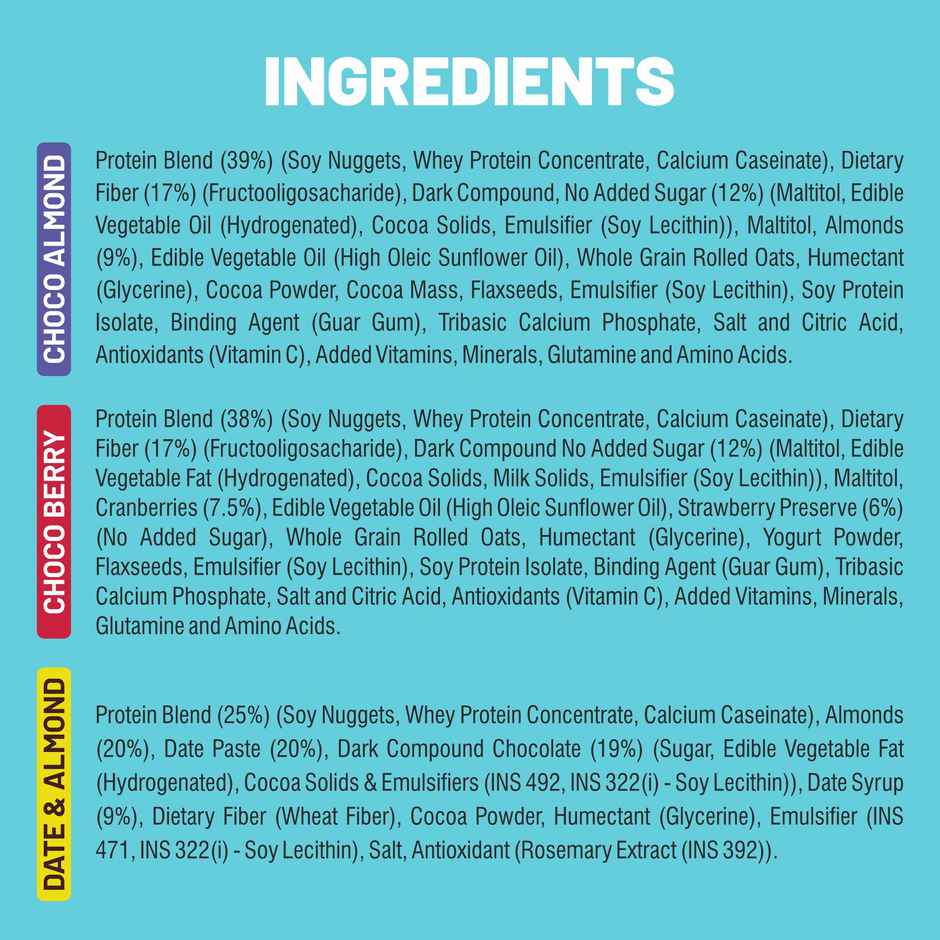 RiteBite Max Protein 5g Bytes Protein bar Assorted (Pack Of 10)