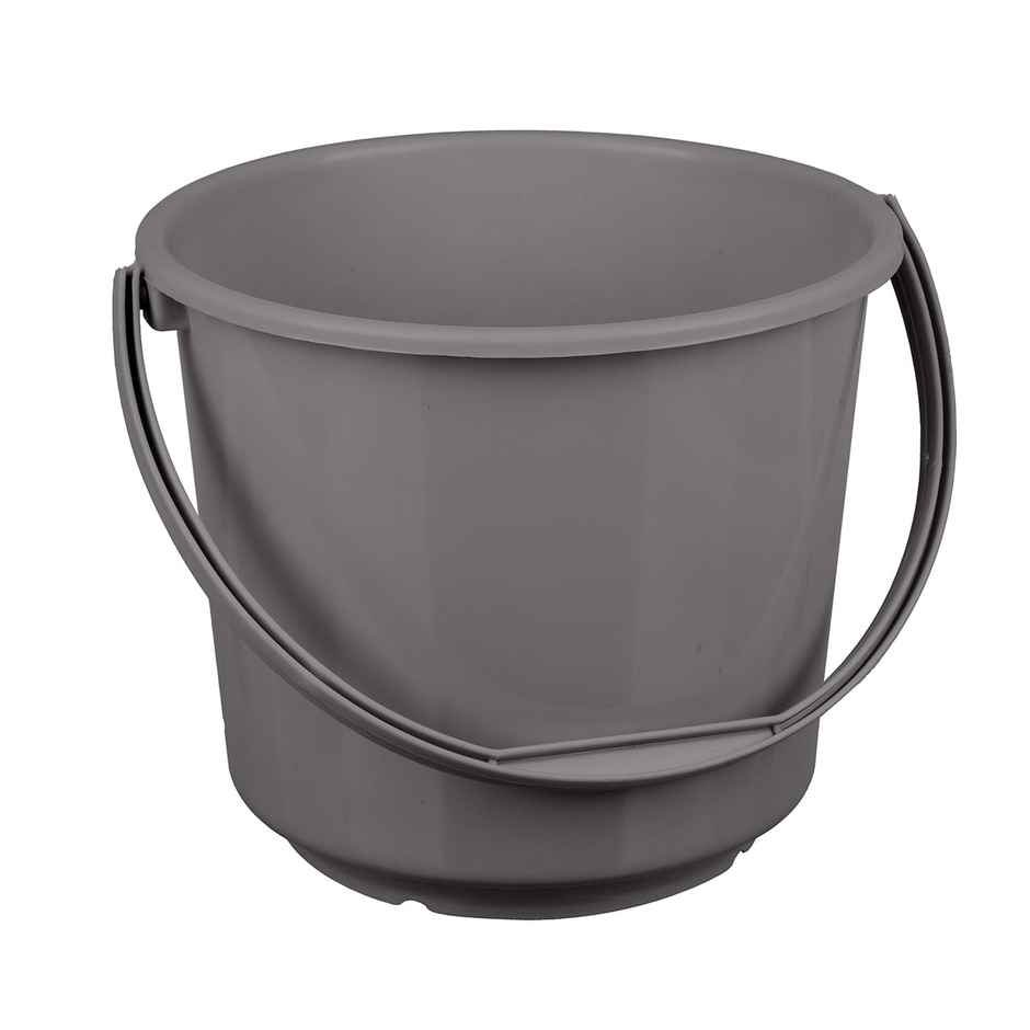 Kuber Industries 5L Plastic Bucket for Cleaning & Storage | Grey