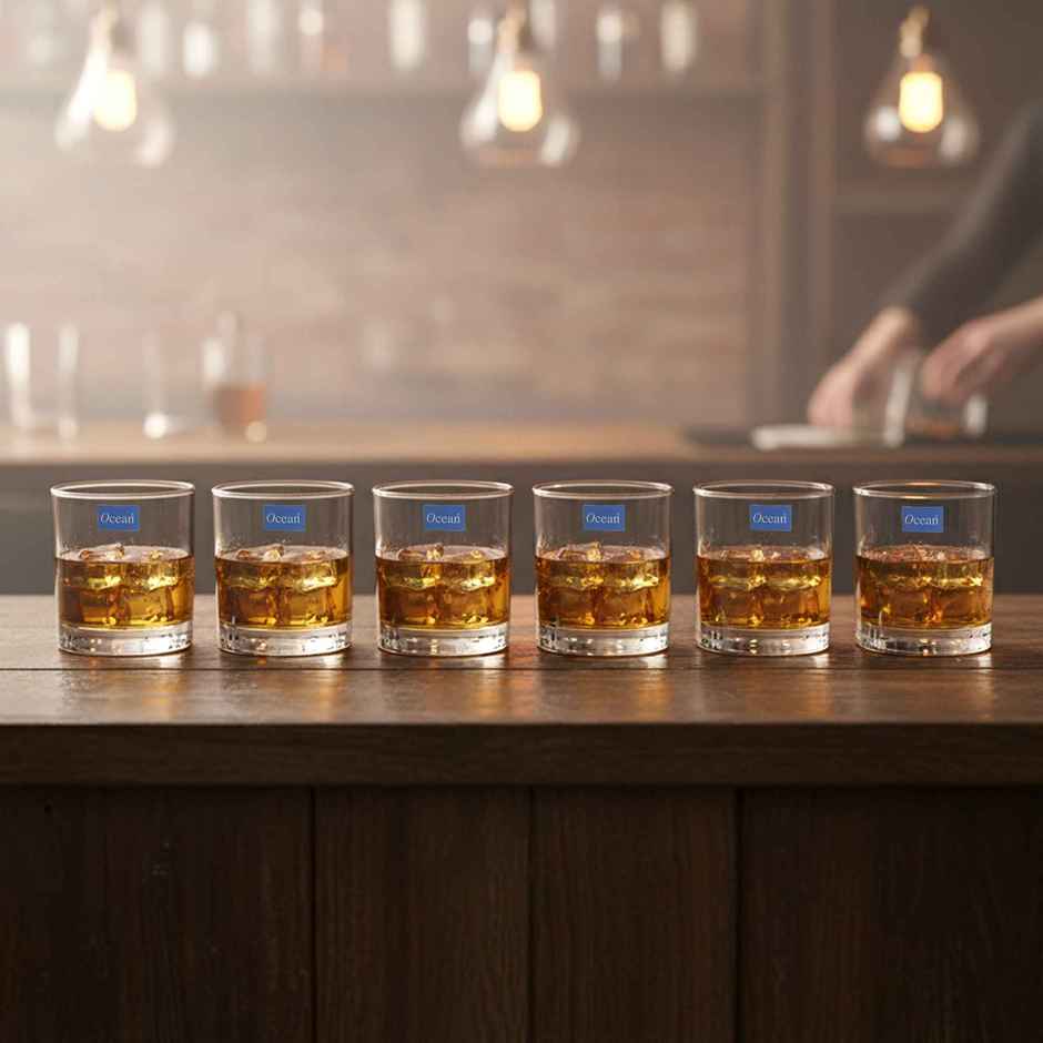 San Marino Whisky Glass Set | 300 ml | Premium & Durable | Ocean Glassware