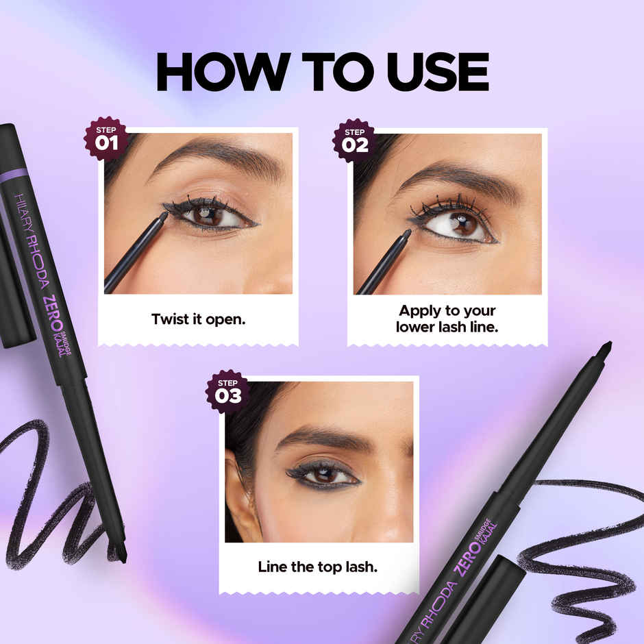 Hilary Rhoda Zero Smudge Kajal