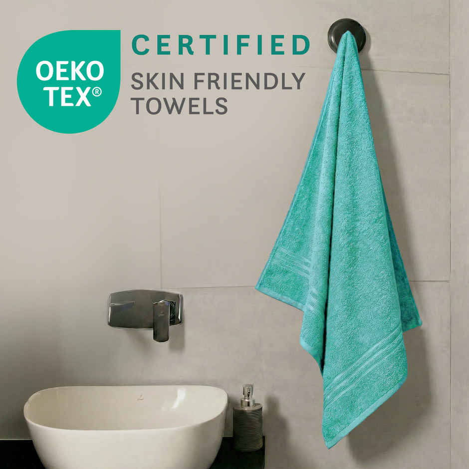 myTrident Comfort Living Cotton Bath Towel | Sea Green