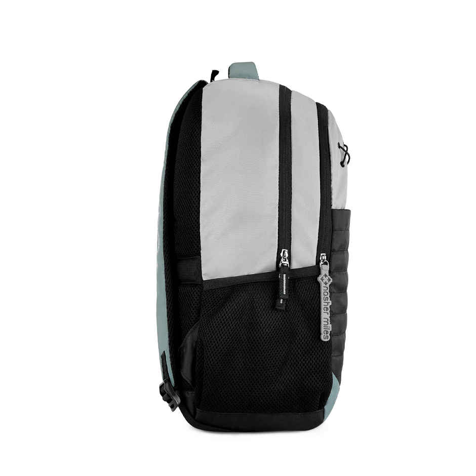 Nasher Miles Backpack for Unisex | Laptop Backpack | Casual Coding | Grey Black - 31L