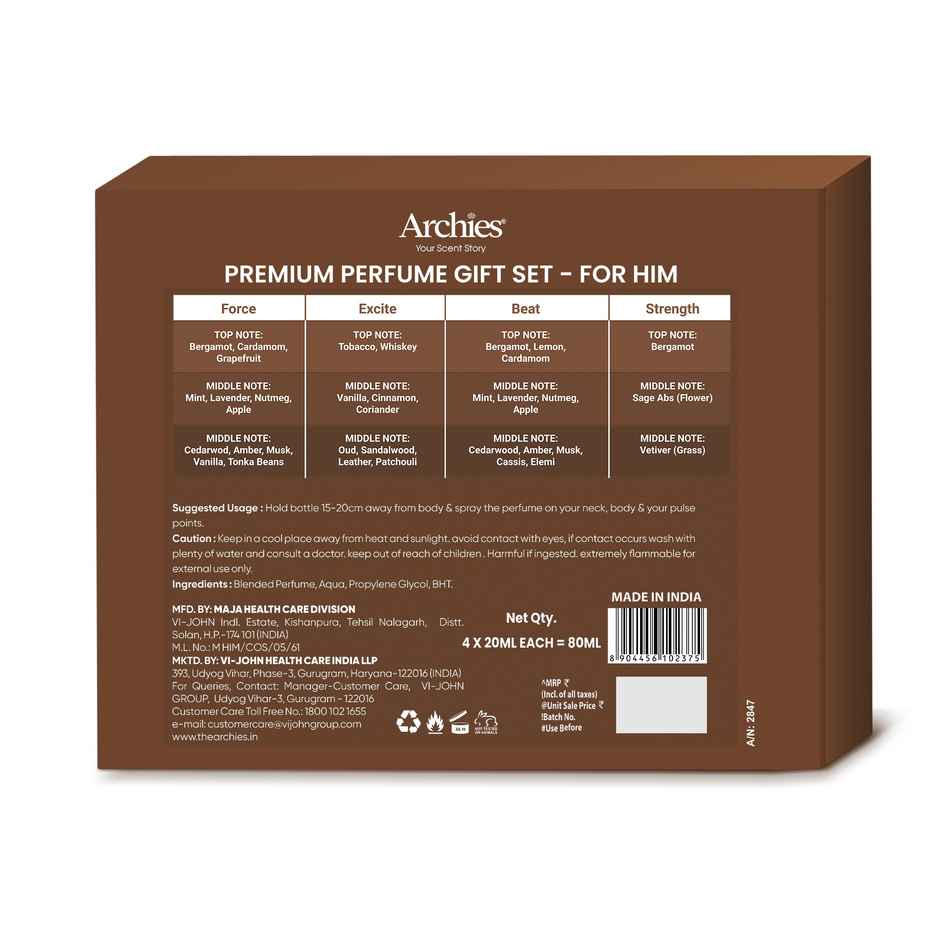 Archies Luxury Perfume Gift Set For Men