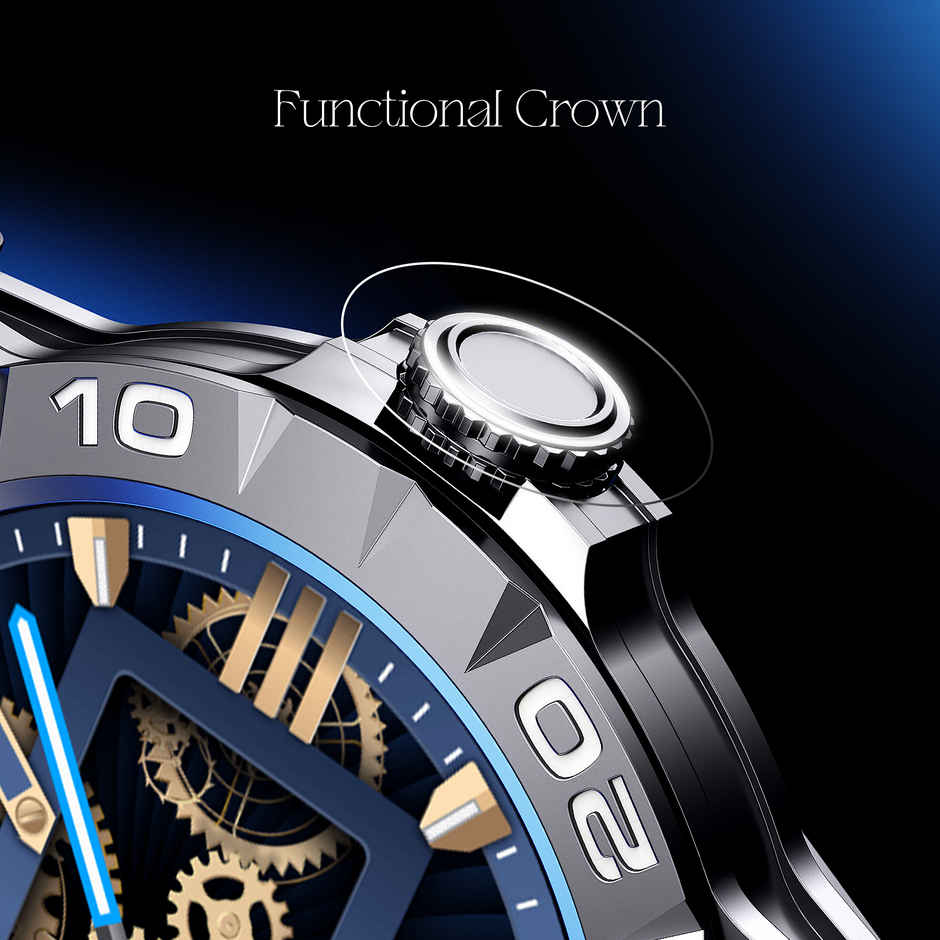 boAt Enigma Orion Smartwatch | 1.34" Display | Functional Crown - Active Black